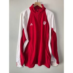 Adidas Climawarm Men's Indiana University Full Zip Fleece Jacket Size X-Large